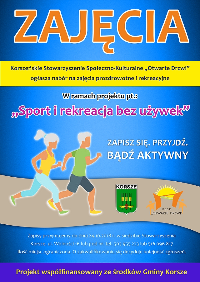 Baner: Sport i rekreacja bez używek